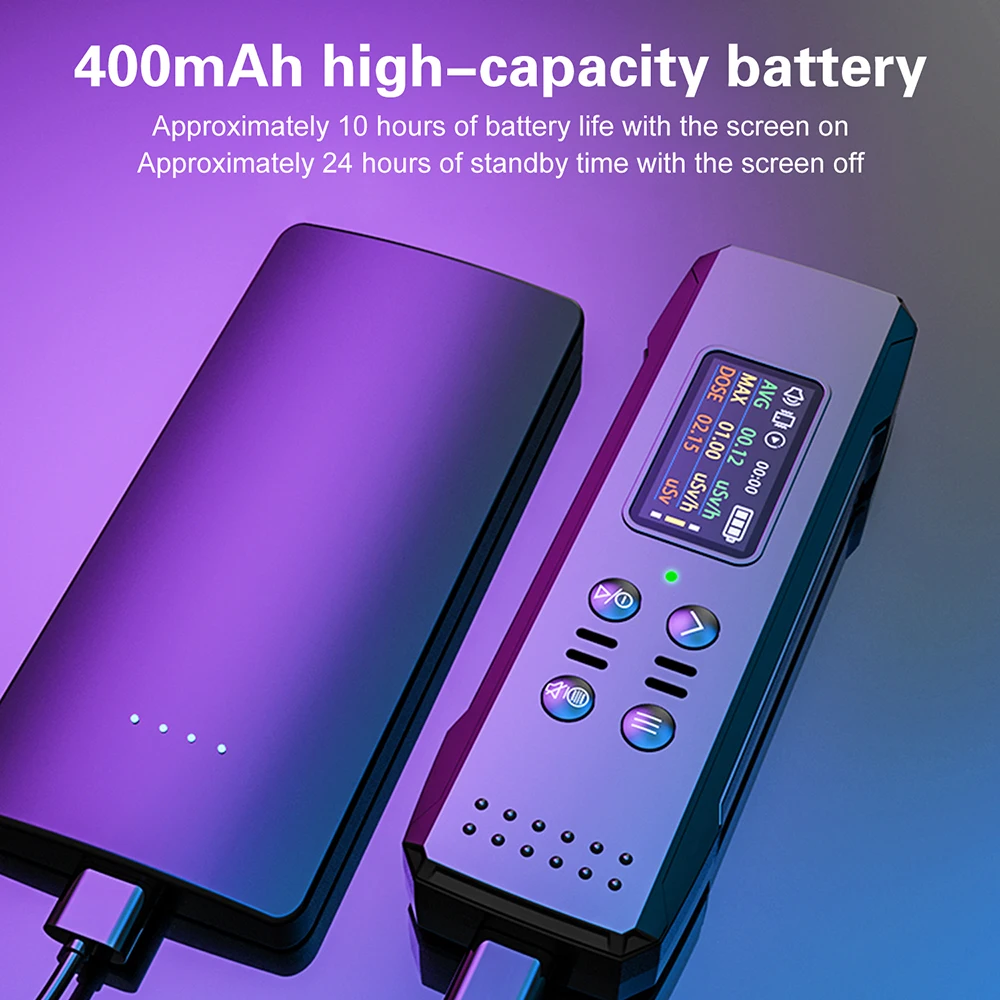 Portable Nuclear Radiation Detector X-γ-β Ray Detection Geiger Counter Monitoring Nuclear Contamination Seafood Tester - Image 5