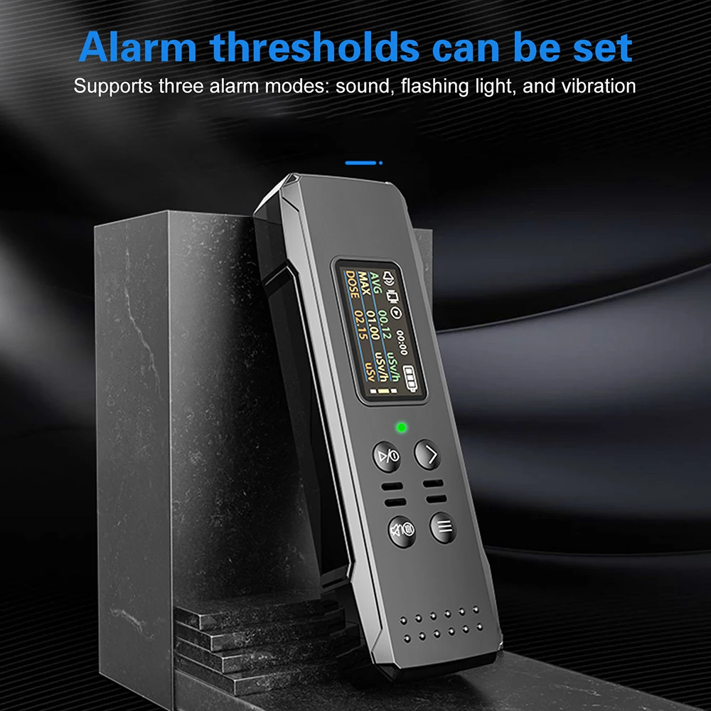 Portable Nuclear Radiation Detector X-γ-β Ray Detection Geiger Counter Monitoring Nuclear Contamination Seafood Tester - Image 4