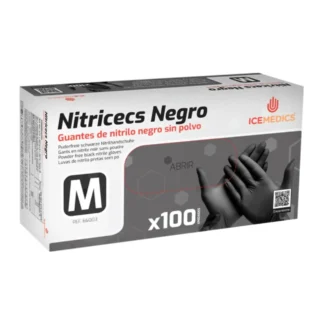 Powder-free black nitrile glove, a disposable glove box 100 units.