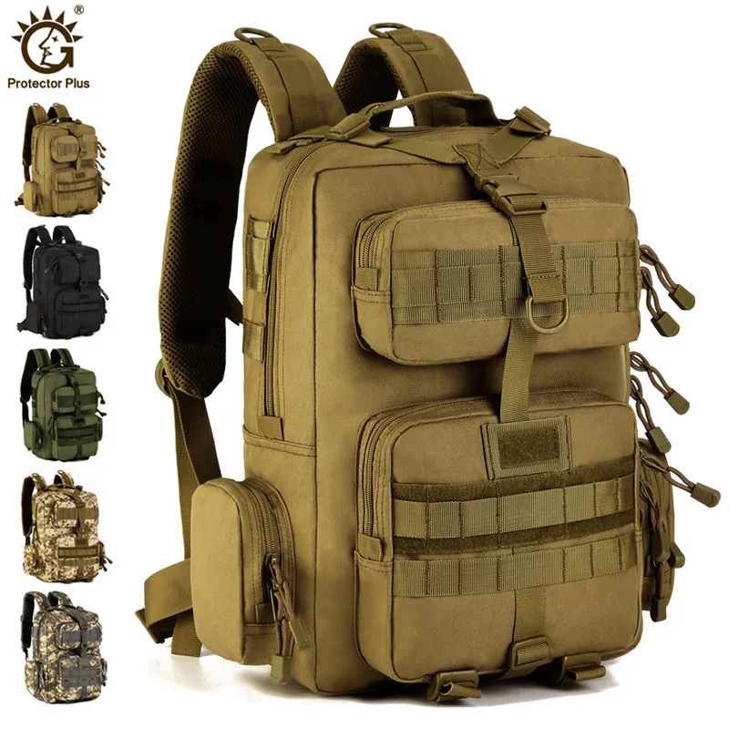 Large Capacity Men's Tactical Backpacks, Climbing Travel Bags, 1000D Nylon, Outdoor Trekking, Camping, Hunting Bag, 30L - Image 6