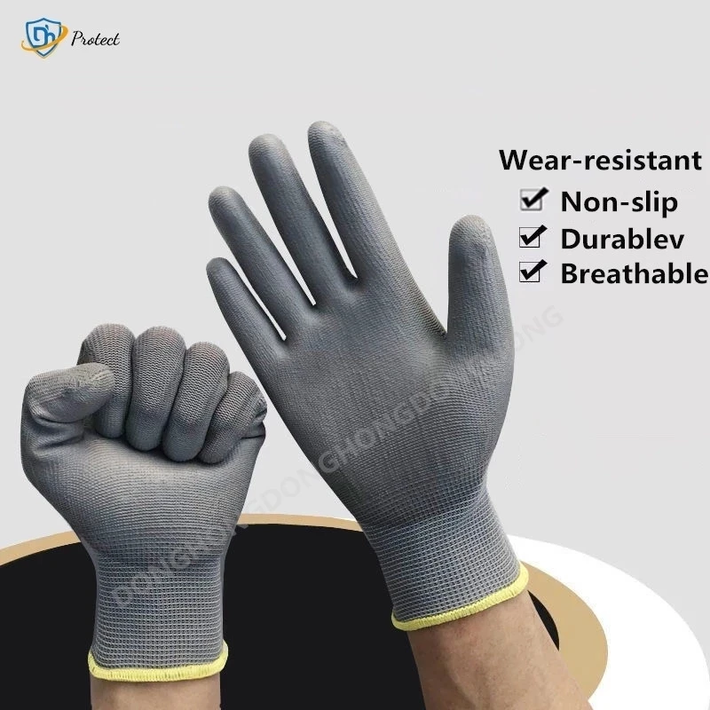 10-30 pairs of nitrile safety coated work gloves, PU gloves and palm coated mechanical work gloves, obtained CE EN388 - Image 4
