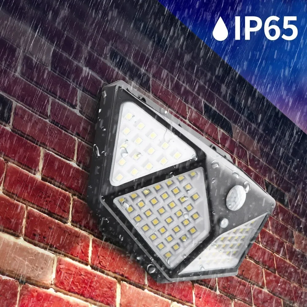 100 LED Solar Motion Sensor Security Light Outdoor Waterproof PIR Spotlight for Yard Garden Path Fence Decoration - Image 2