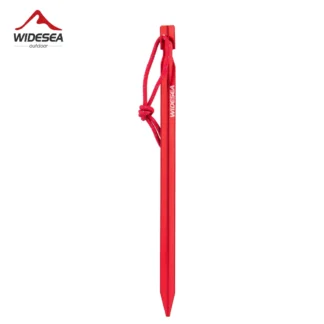 Widesea Camping 4pc/set Tent Pegs Stakes Nails for Hard Snow Floor Outdoor Accessories Shelter Equipment Supplies Hiking Tourist