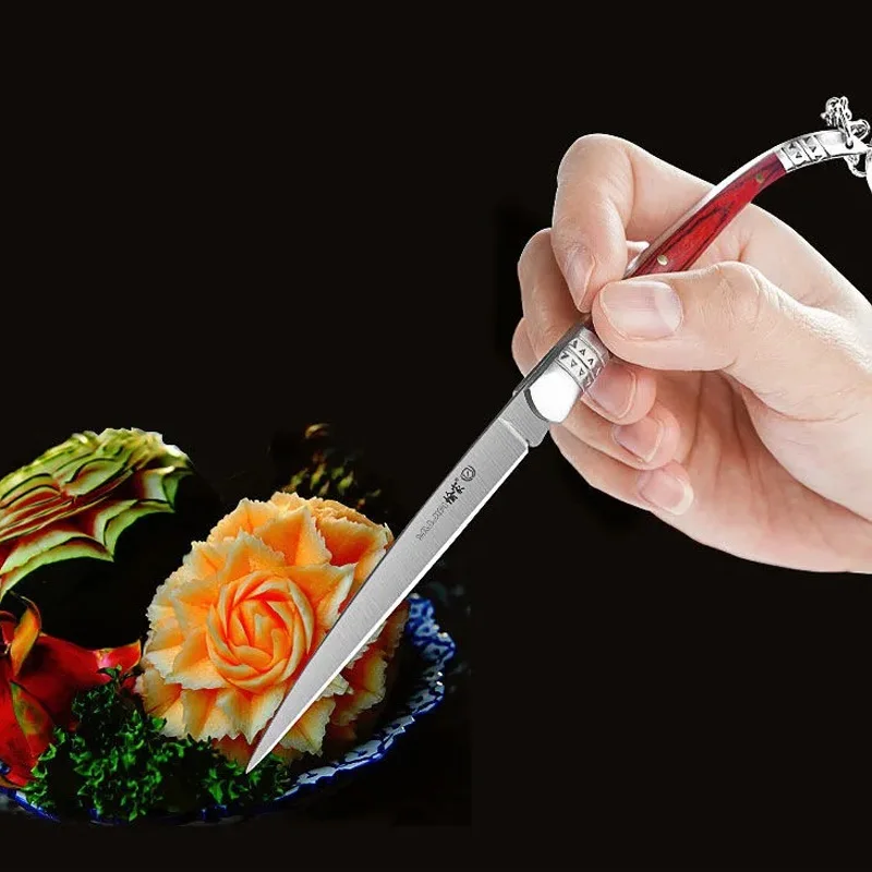 3Cr13 Foldable Kitchen Carving Pocket Knife Multifunction Utility Cutter Outdoor Camping Japanese Knifes Sharp Fruit Jackknife - Image 3