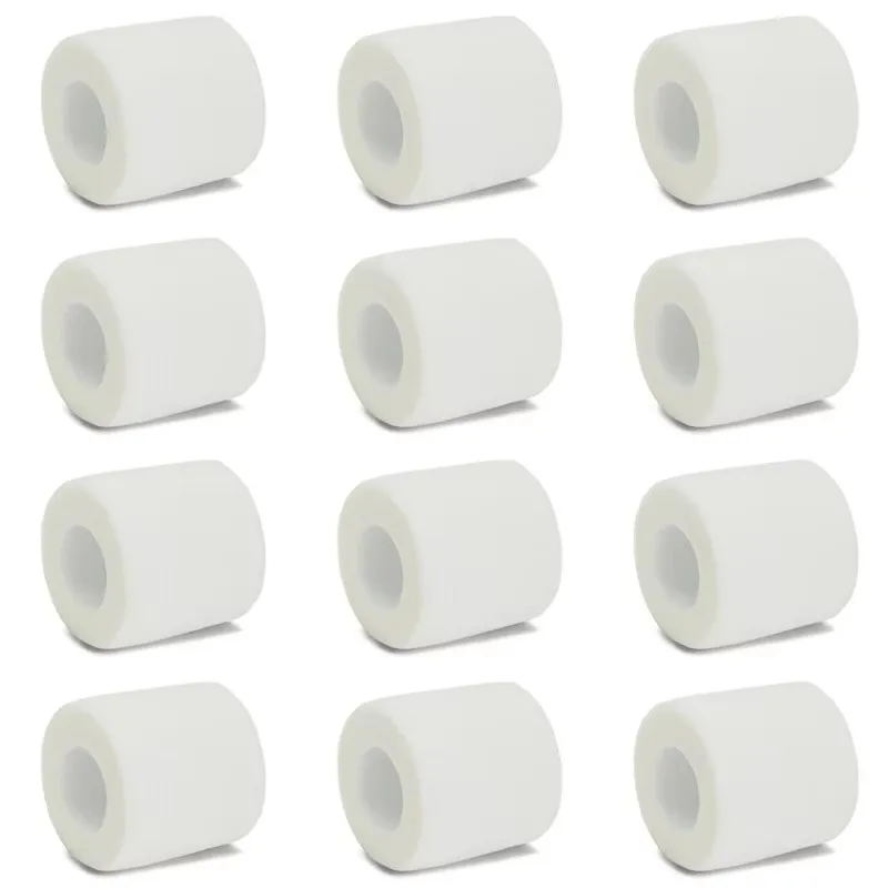 1/6Pcs 4.8m Black First Aid Self Adhesive Cohesive Elasticity Bandages Sports Tape for Wrist Ankle Sprains & Swelling