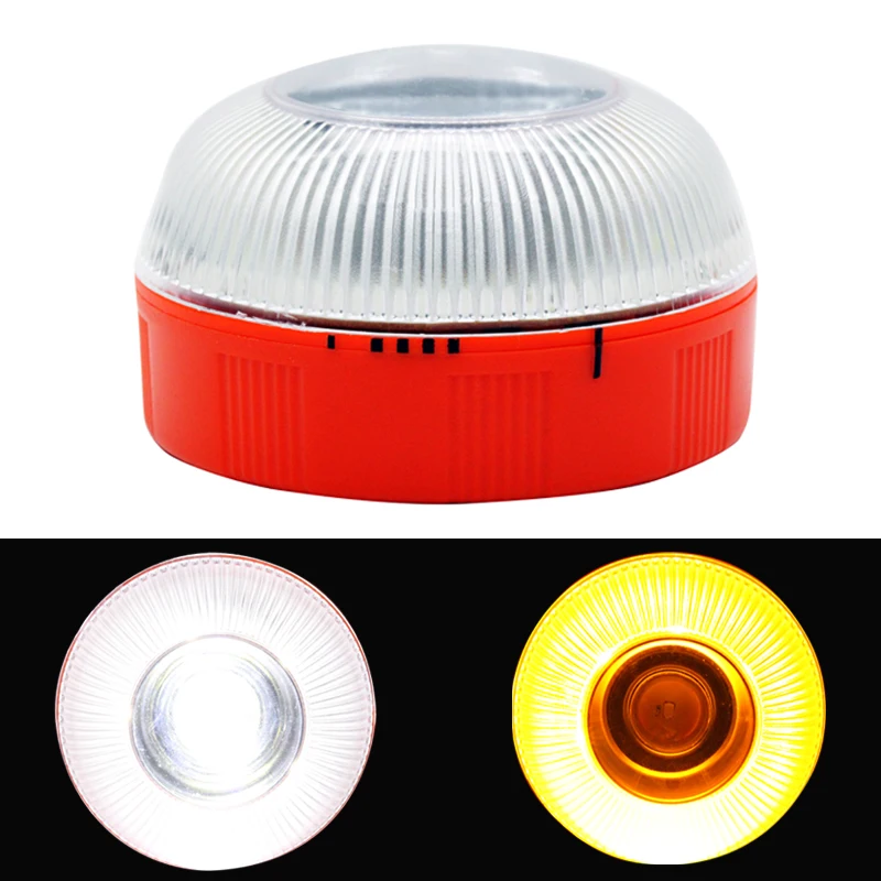 LED Car Emergency Light V16 Flashlight Magnetic Induction Strobe Road Accident Lamp Beacon Safety Accessory Rechargeable - Image 4
