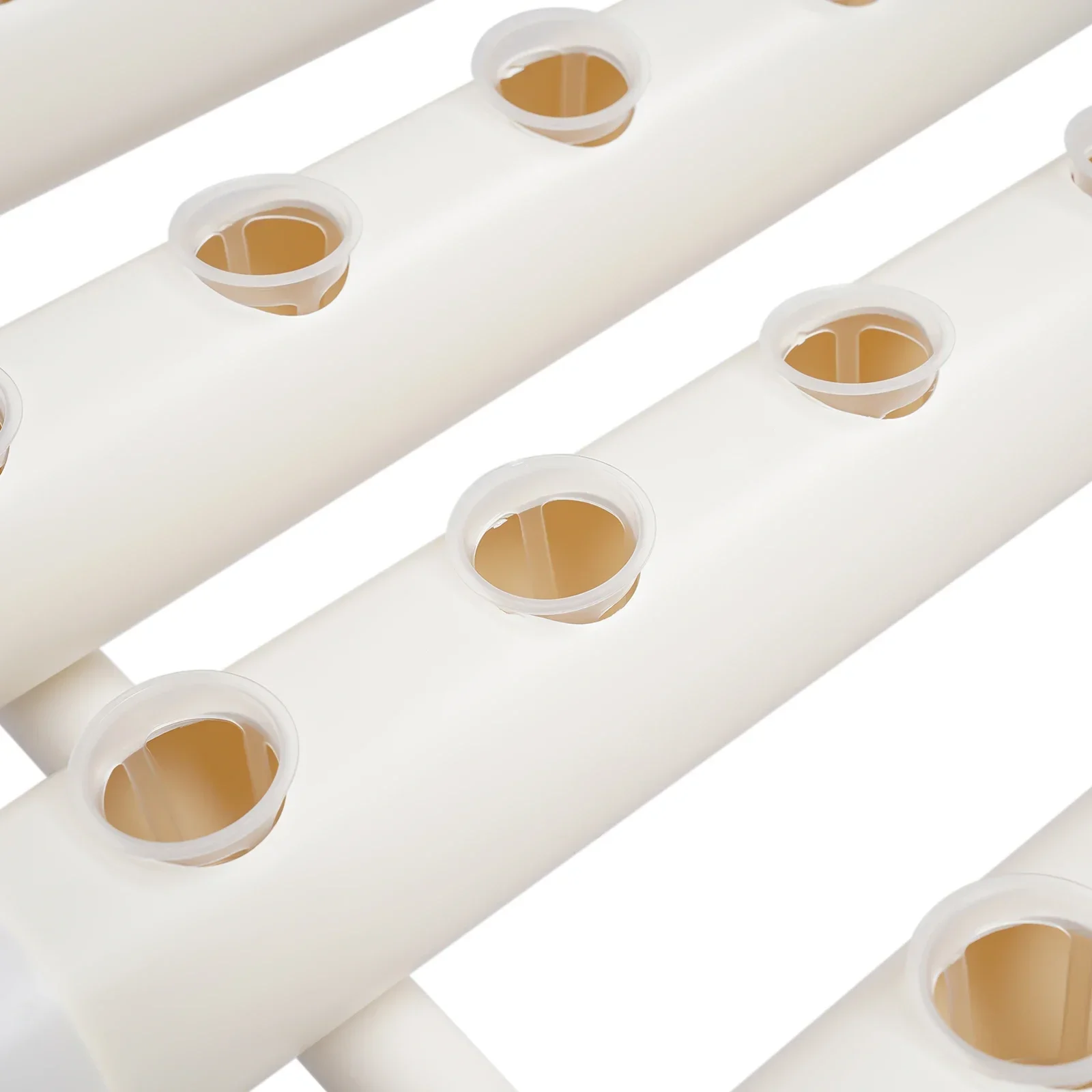 PVC Earthless Plant Growing Systems with Water Pump Hydroponic Growing Sets,1 Layer Hydroponic Grow Kit with 54 Planting Sites - Image 6