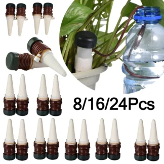 8-24Pcs Self-Watering Probes Automatic Drip Watering System Water Drip Irrigation Kit Watering Supplies Plant Irrigation Device