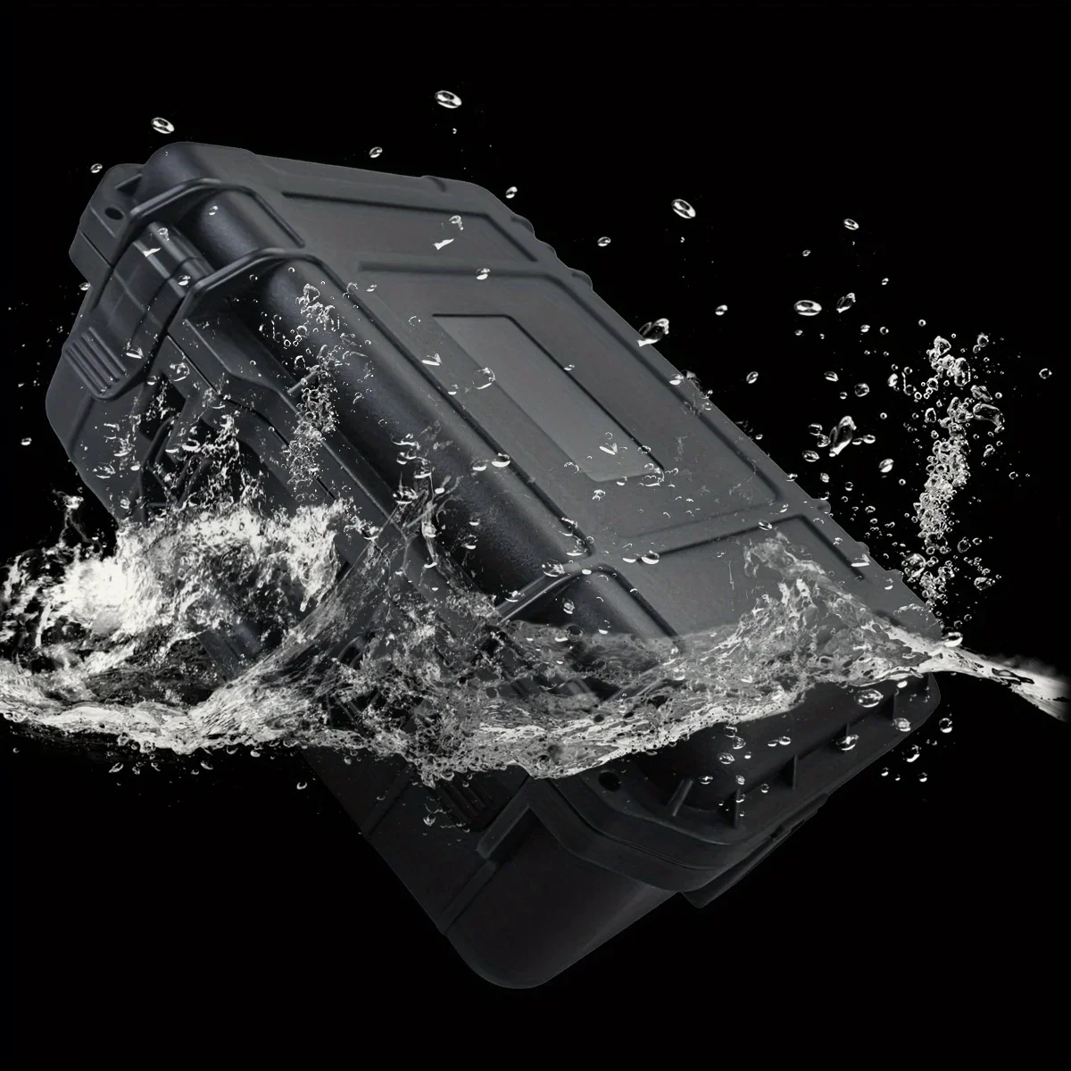 1pc Waterproof Hard Carry Case Bag Tool Case With Pre-cut Sponge Storage Box Safety Protector Organizer Hardware Toolbox - Image 6