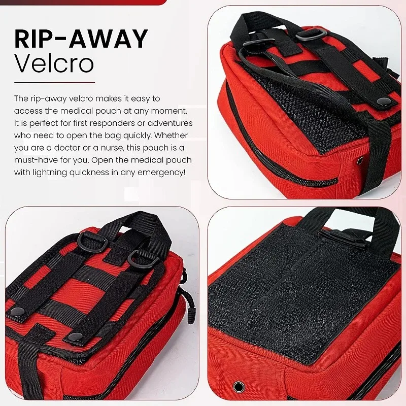 Tactical First Aid Bag Survival Pouch Outdoor Medical Box Large Size SOS Bag/PackageMedical Kit Bag Molle EMT Emergency - Image 3