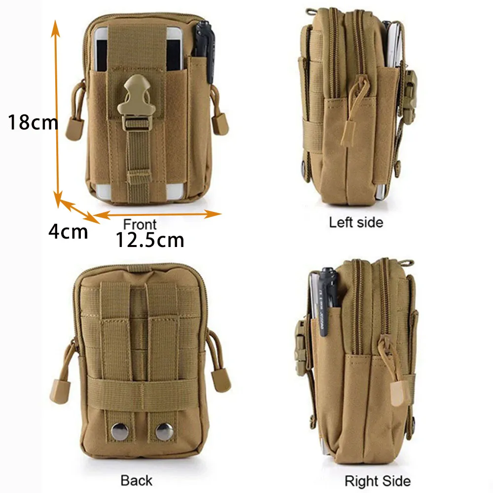 Tactical Waist Bag Outdoor Hunting Molle Bag EDC Pack Multifunction Men Sport Hiking Hunting Working Tools Mobile Phone Pouch - Image 6