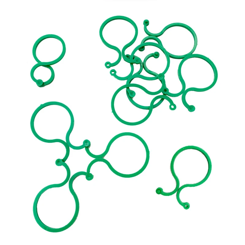 S/L Garden Vine Strapping Clips Plant Bundled Buckle Ring Holder Tomato Garden Plant Stand Tool 10-50Pcs Garden Decor Acc - Image 4