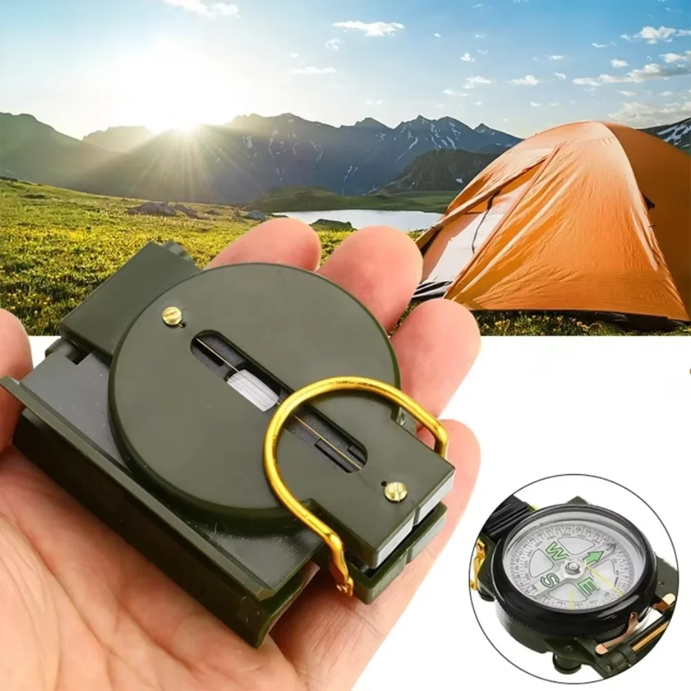 Waterproof High Precision Compass Outdoor Gadget Sports Hiking Mountaineering Professional Military Army Metal Sight - Image 3