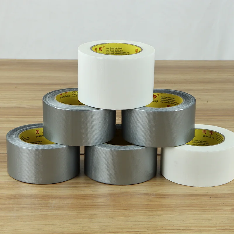 1Roll Adhesive Fabric Duct Tape heavy duty, Carpet Waterproof Tape,,Silver Tape decorative, automotive fabric tape 10 Meter - Image 2