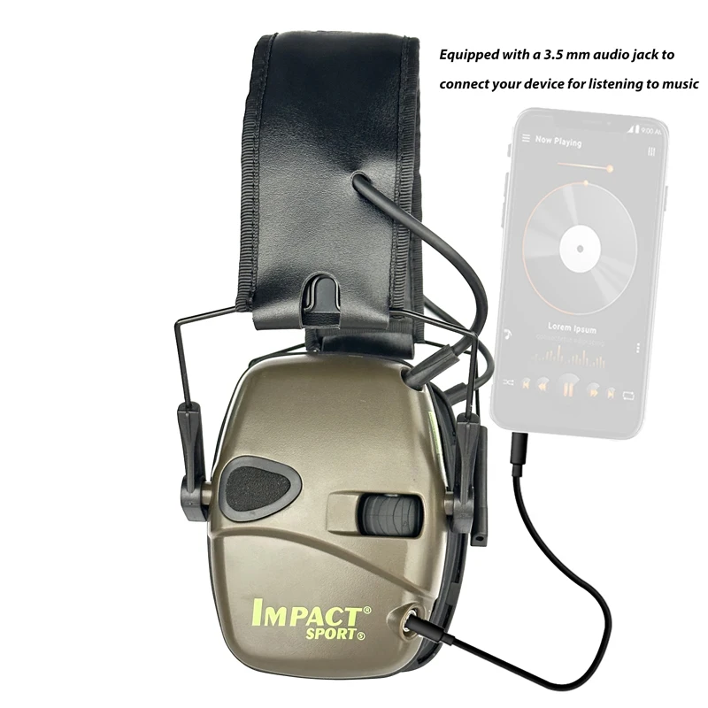 Active Hunting Tactical Earmuff with Case for Shooting Electronic Hearing protection Headset Noise Reduction hunting headphone - Image 3