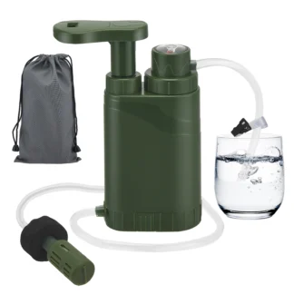 Water Purifier Pump Water Filtration System With 0.01 Micron Water Filter Emergency Supplies Wilderness Camping Water Filter