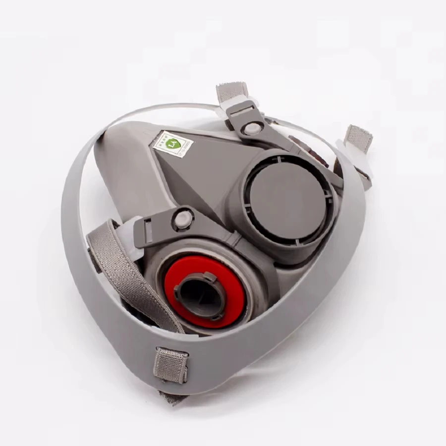 6200 Half Face Mask with Goggles Chemical Gas Filter for Spray Paint Organic Vapor Dust Safe Operation Respirator - Image 4