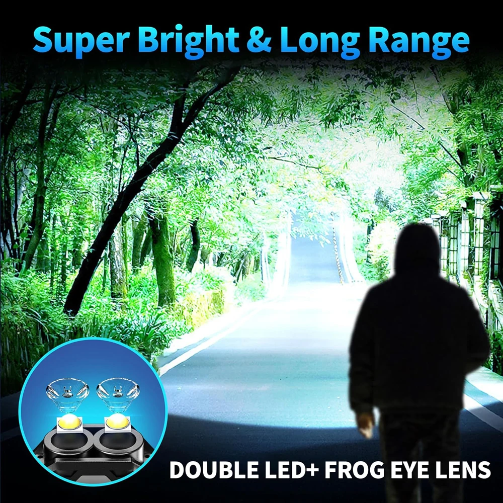 LED Keychain Flashlight Rechargeable Mini 800LM USB C 8 Modes Flash Light Magnetic Keychain for Camping Running Emergency Hiking - Image 4