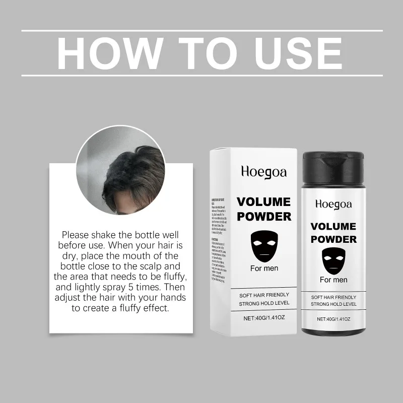 Hair Styling Texture Powder Long-Lasting Oil Control Fluffy Hair Powder Increase Hair Volume Enhancing Styling Treatment Salon - Image 6