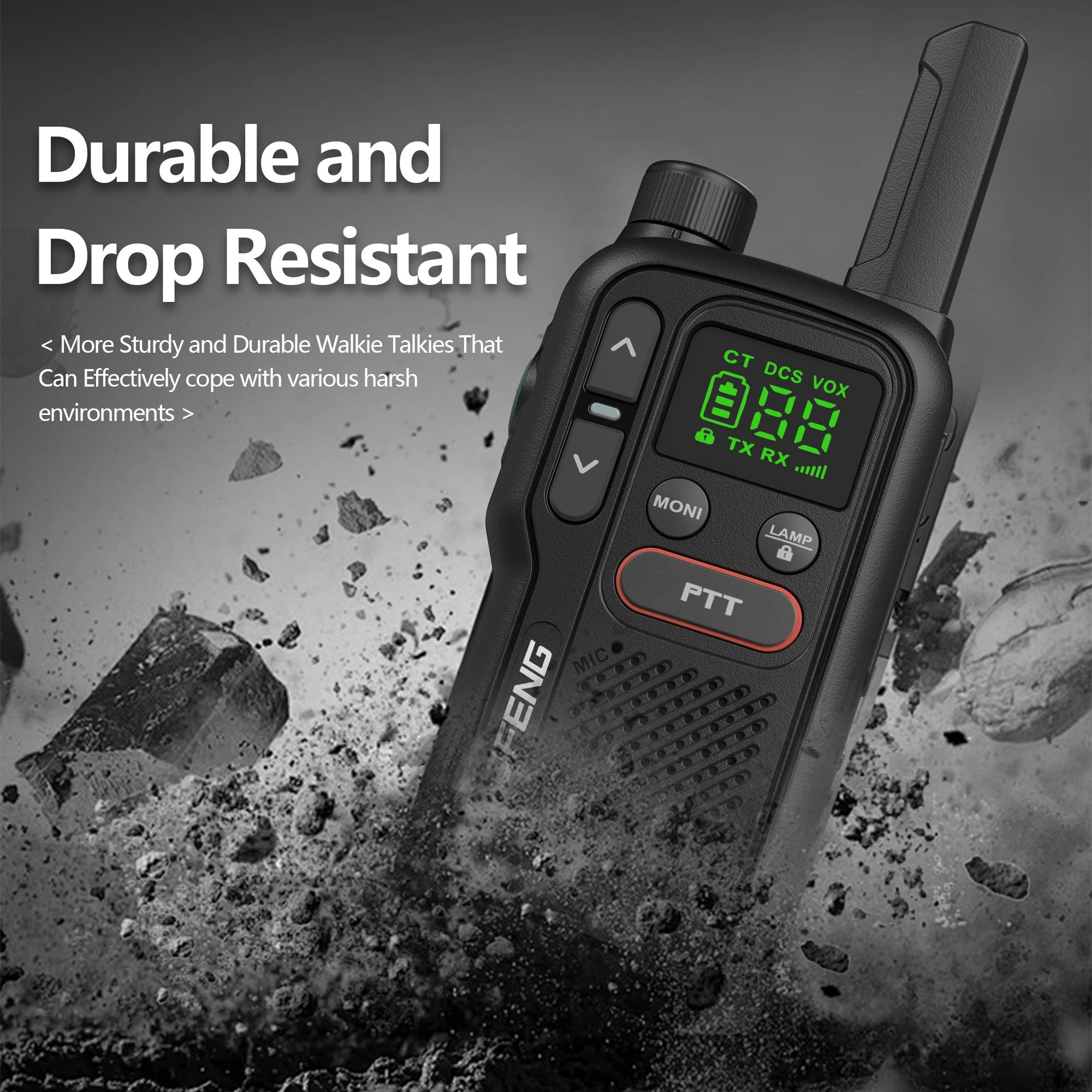 Baofeng BF-T18 PMR446 Walkie Talkie Type-C Charge European 446MHz 16 Channels Long Range Upgraded BF-T20 Mini Two Way Ham Radios - Image 4