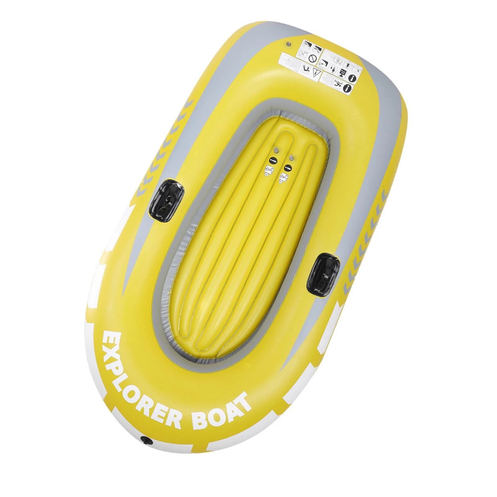 PVC Inflatable Kayak Canoe 2 Person Rowing Air Boat Fishing Drifting Diving - Image 4