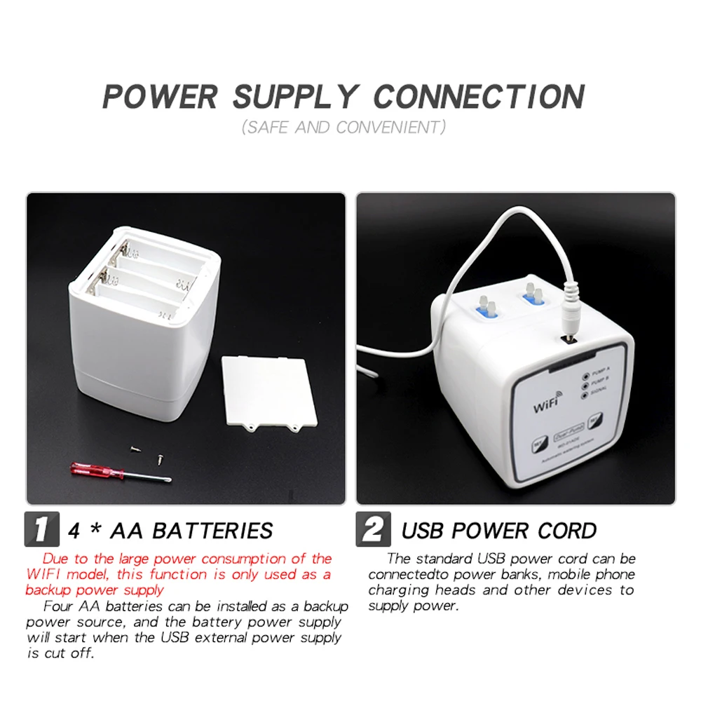 WIFI Intelligent Watering Device Double Pump Timed Automatic Drip Irrigation System Remote APP Controller for Garden Terrace - Image 4