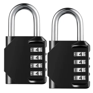 1pc Combination Lock Resettable 4 Digit Padlock with Combination Waterproof and Heavy Duty Combination Padlock Outdoor