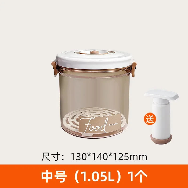 Vacuum storage box sealed grain tank household fresh-keeping box refrigerator drainable food storage container Kitchen Organizer - Image 4