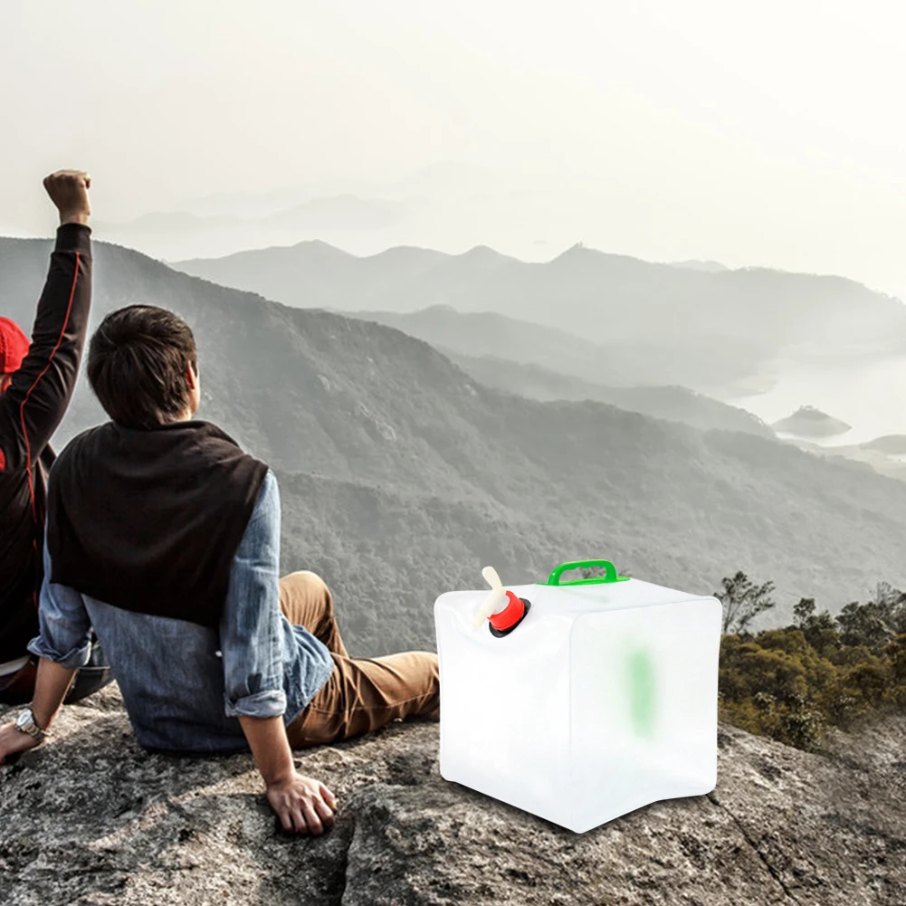 5L/10L/15L/20L Outdoor Water Bag Large Capacity Water Storage Bucket Folding Water Container Kettle for Camping Cooking Picnic - Image 3