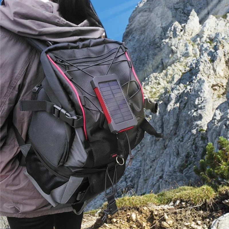 Lenovo 500000mAh Solar Power Bank Large Capacity Super Fast Charging Outdoor Portable External Battery for iPhone Huawei Samsung - Image 2