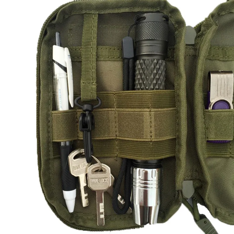Tactical EDC Molle Pouch Portable Small Medical Waist Pack Outdoor First Aid Bag Phone Case Holder Camping Hunting Accessories - Image 5