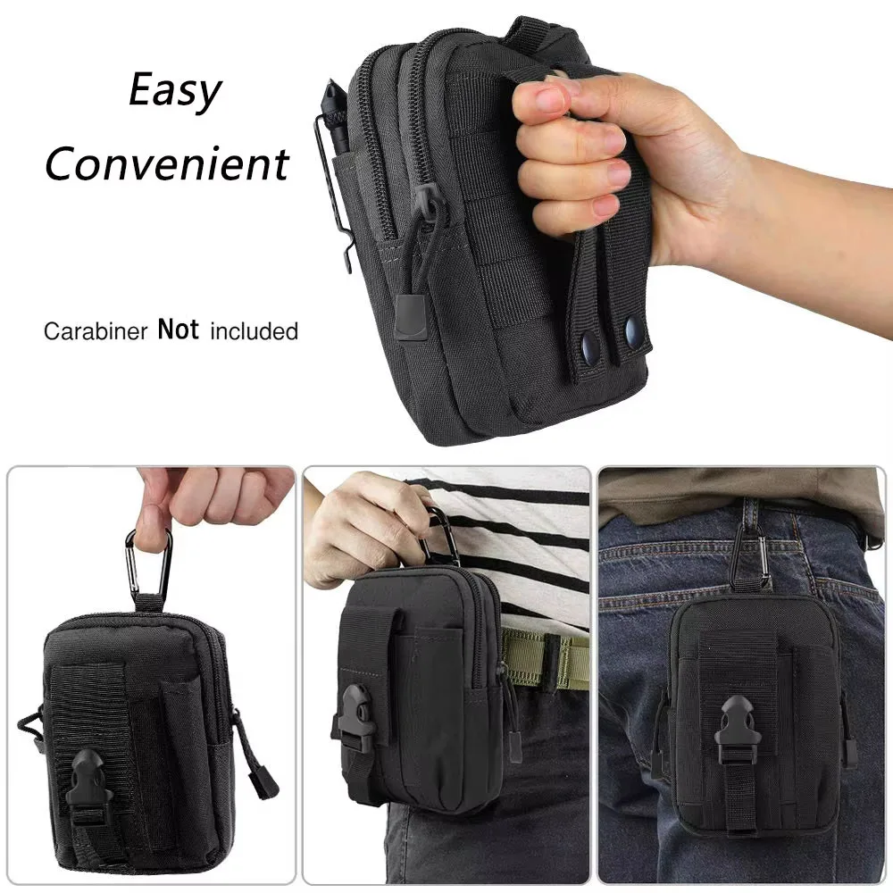 Tactical Waist Bag Outdoor Hunting Molle Bag EDC Pack Multifunction Men Sport Hiking Hunting Working Tools Mobile Phone Pouch - Image 3