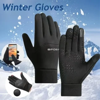 Winter Warm Riding Gloves, Supporting Touch Screen Operation. Suitable for Outdoor Sports