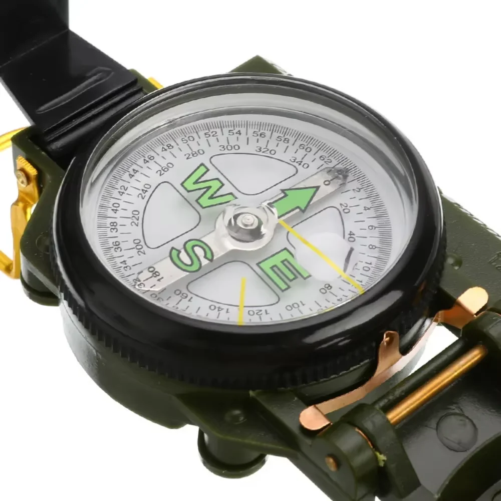 Waterproof High Precision Compass Outdoor Gadget Sports Hiking Mountaineering Professional Military Army Metal Sight - Image 4