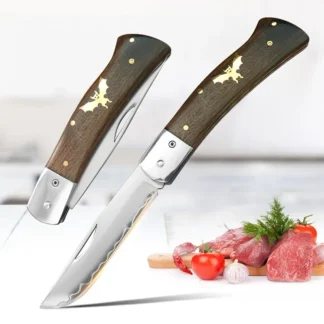 Folding Knife Utility Chef Cooking Slice Meat Fruit Fish Knife Meat Cleaver Chop Vegetables Kitchen Knives Boning Butcher Knifes