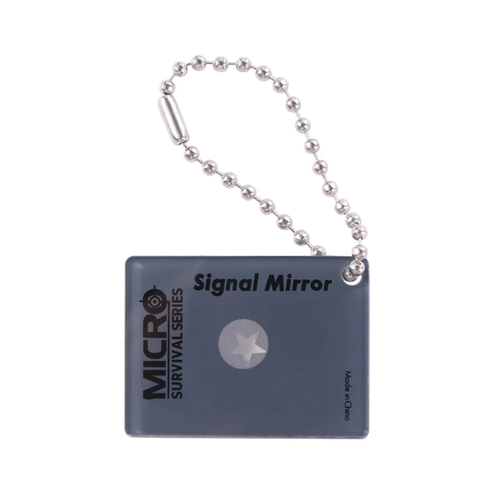 Reflective Outdoor Signal Mirror Practical Multifunction Rescue Mirror Daylight Acrylic Survival Mirror - Image 4