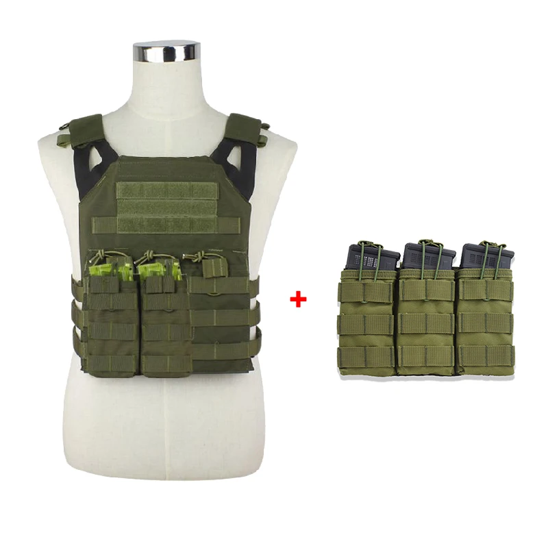 Outdoor color bullet air gun vest JPC vest tactical Molle Plate carrier vest hunting bulletproof vest military equipment - Image 4