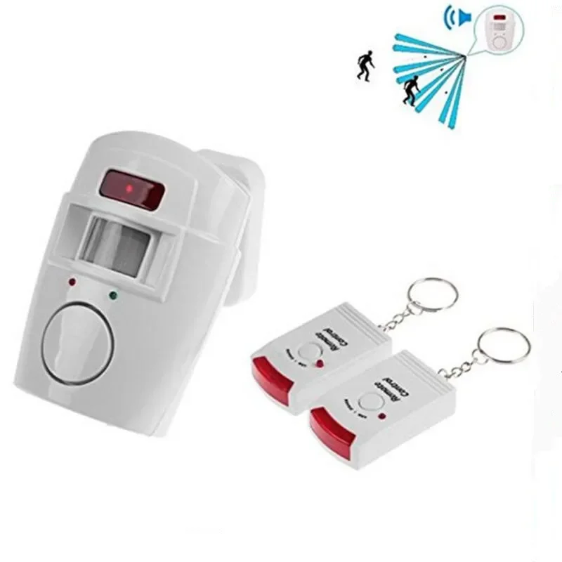 Wireless Dual Remote Motion Sensor Alarm, Infrared Security Detector for Indoor Outdoor Home Garage Burglar Alert System - Image 4