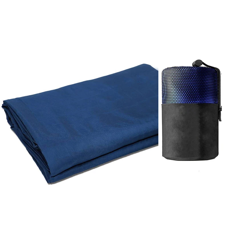 Hot Sale Sleeping Bag Liner, Silk Soft Sleep Bag Liner with Pillow Pocket Portable Lightweight Camping Travel Sheet for Hotels