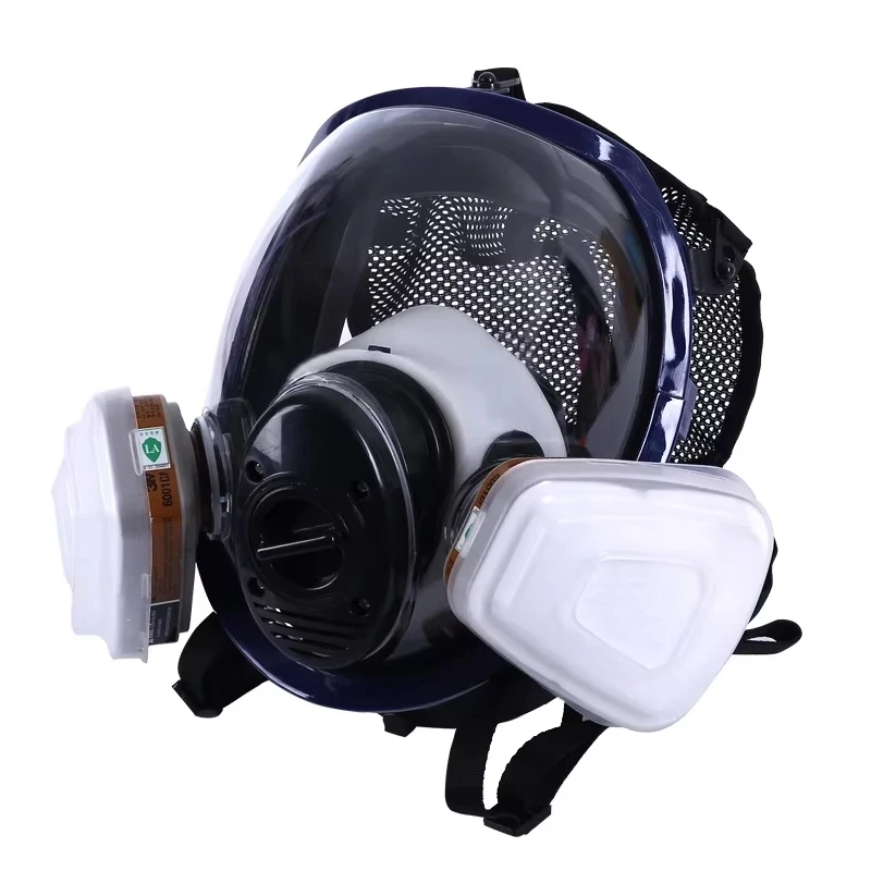 Full Face Gas Mask Chemical Biological Radioactive Contamination Gasmask Respirator Filter Radiation Dustproof Respirator - Image 6