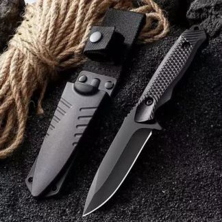 Outdoor Tactical Knife Personal Defense Sharp Diving Utility Knife High Hardness Integrated Dragon Bone Design Survival Tool
