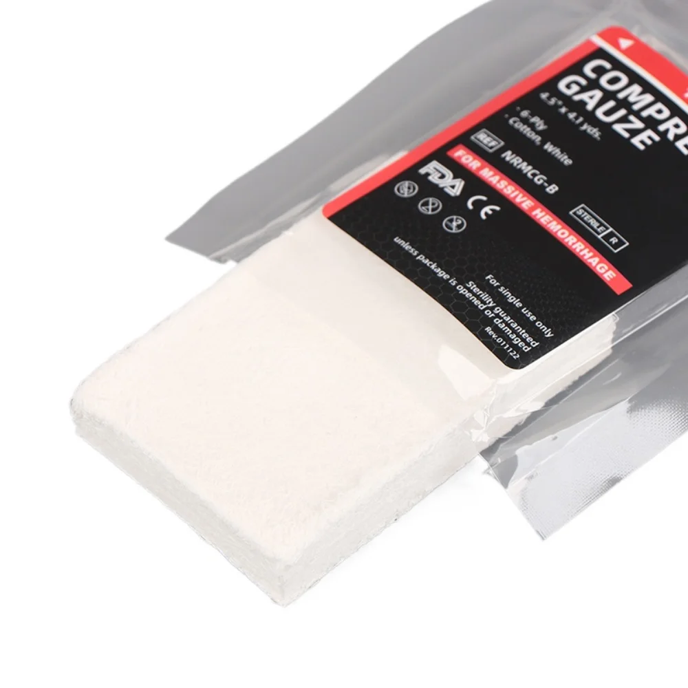1Pc Medical Z-fold Sterile Compressed Gauze Vacuum-Sealed First Aid Gauze Pads Ideal for Wound Care and Emergency Kits - Image 3