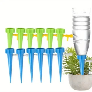6/12/18/24pcs Self-Watering Kits Automatic Waterers Drip Irrigation Indoor Plant Watering Device Plant Garden Gadgets Creative