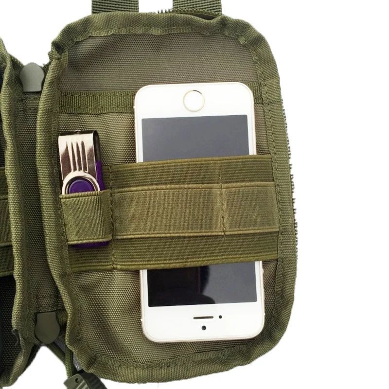 Tactical EDC Molle Pouch Portable Small Medical Waist Pack Outdoor First Aid Bag Phone Case Holder Camping Hunting Accessories - Image 6