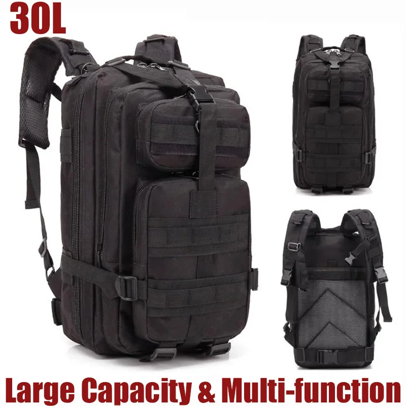 30L Tactical Backpacks For Man Hking Outdoor Survival Bags 3P Climbing Hunting Backpack Fishing Hiking Nylon Tactical Backpack - Image 6