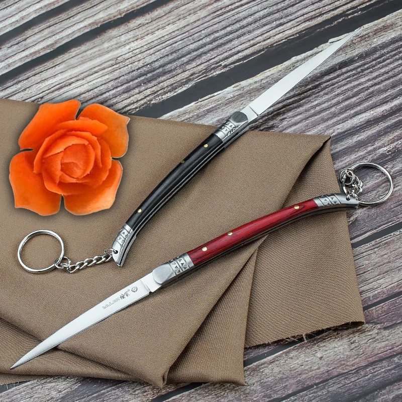 3Cr13 Foldable Kitchen Carving Pocket Knife Multifunction Utility Cutter Outdoor Camping Japanese Knifes Sharp Fruit Jackknife - Image 4