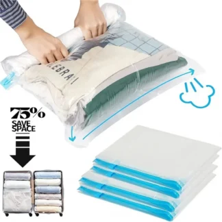 1/3/5pcs Vacuum Bags for Storing Clothes Suitable for Luggage and Essential Travel Compression Bag Clothing Storage Organizer