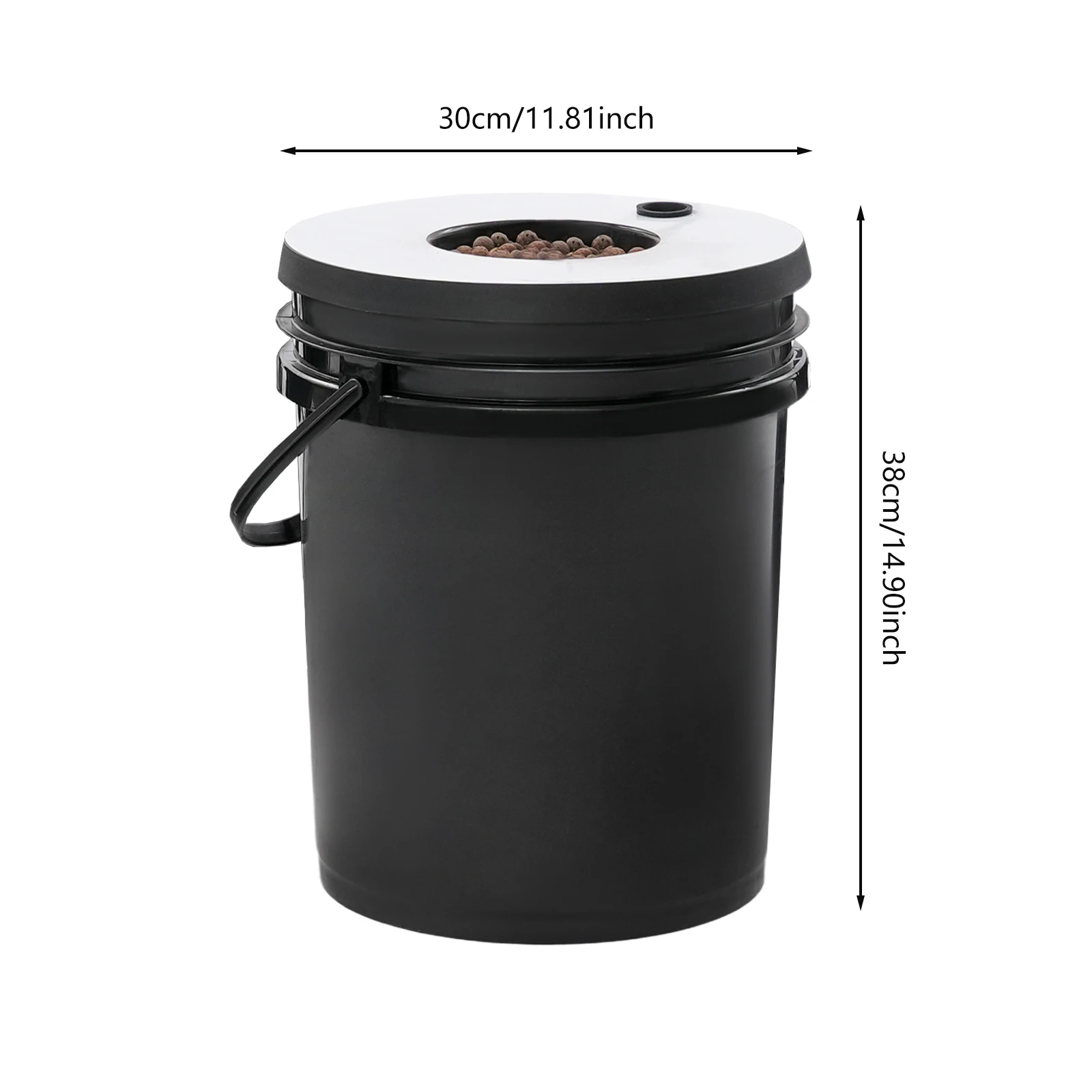 Hydroponic System Kit 7 Buckets, 20L DWC Deep Water Culture Indoor Garden for Lettuce Tomatoes Strawberries with Air Pump - Image 3