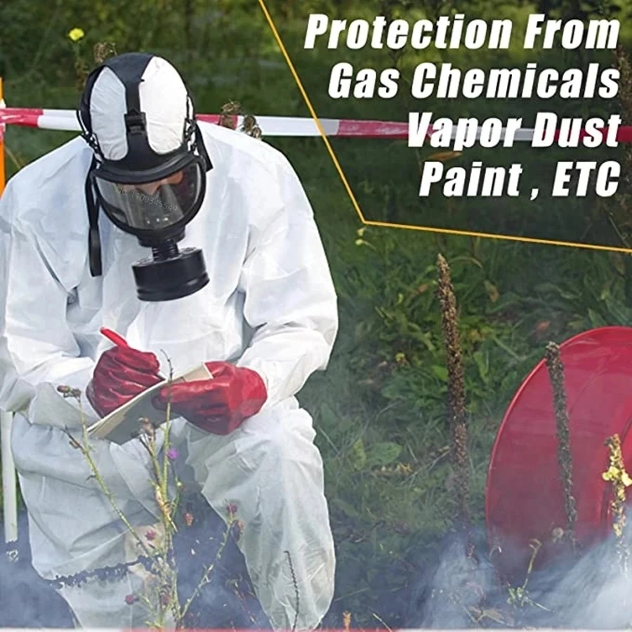 Self-Priming Full Face Mask Gas Mask Biological And Radioactive Pollution Anti-Nuclear Radiation MF14 /87Chemical Gas Mask - Image 5