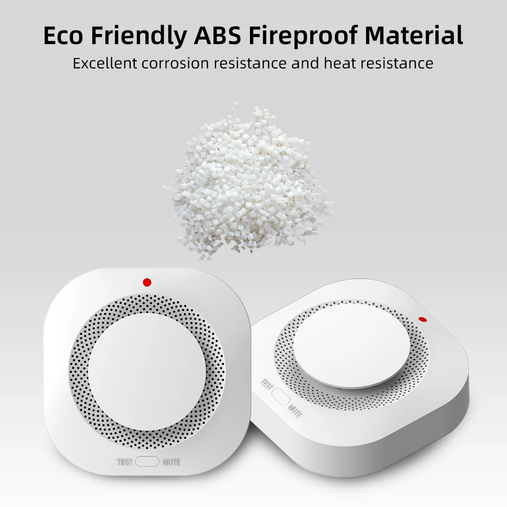 Smoke Alarm Fire Detector Battery Operated for Home Office Warehouse Kitchen EN14604 CE Certified Easy Install - Image 3